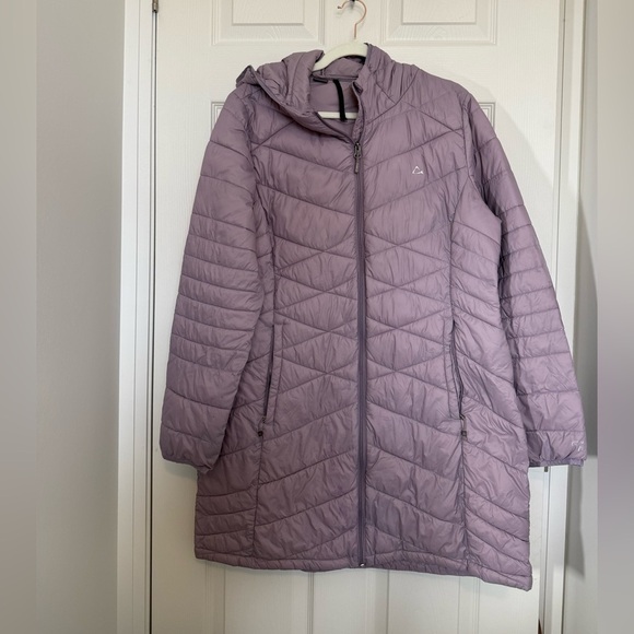 Paradox Long Quilted Tricia Purple Primaloft Down Alternative winter Jacket XXL - Picture 5 of 15